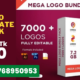 7000+ Mega Logo Template Bundle Pack - Fully Editable Template